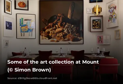 Some of the art collection at Mount St. (© Simon Brown)