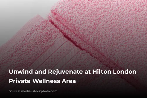 Unwind and Rejuvenate at Hilton London Croydon's Private Wellness Area