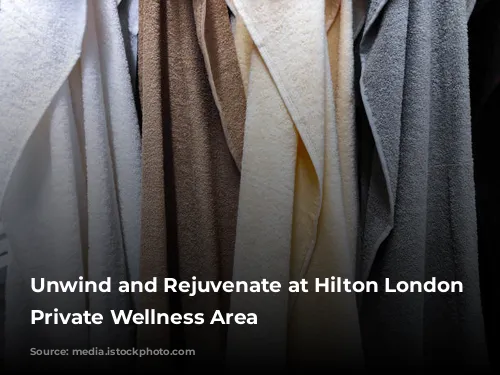 Unwind and Rejuvenate at Hilton London Croydon's Private Wellness Area