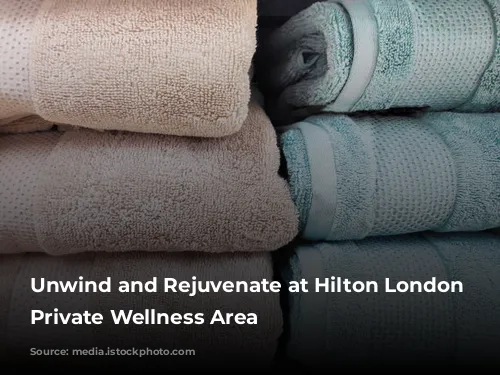 Unwind and Rejuvenate at Hilton London Croydon's Private Wellness Area