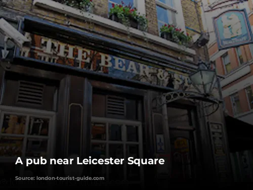 A pub near Leicester Square