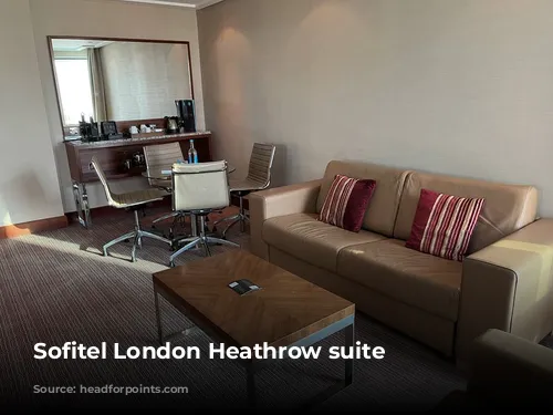 Sofitel London Heathrow suite