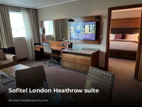 Sofitel London Heathrow suite