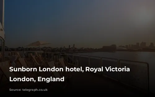 Sunborn London hotel, Royal Victoria Dock, London, England